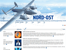 Tablet Screenshot of english.nordost.ru